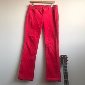J crew corduroy pants pink chords